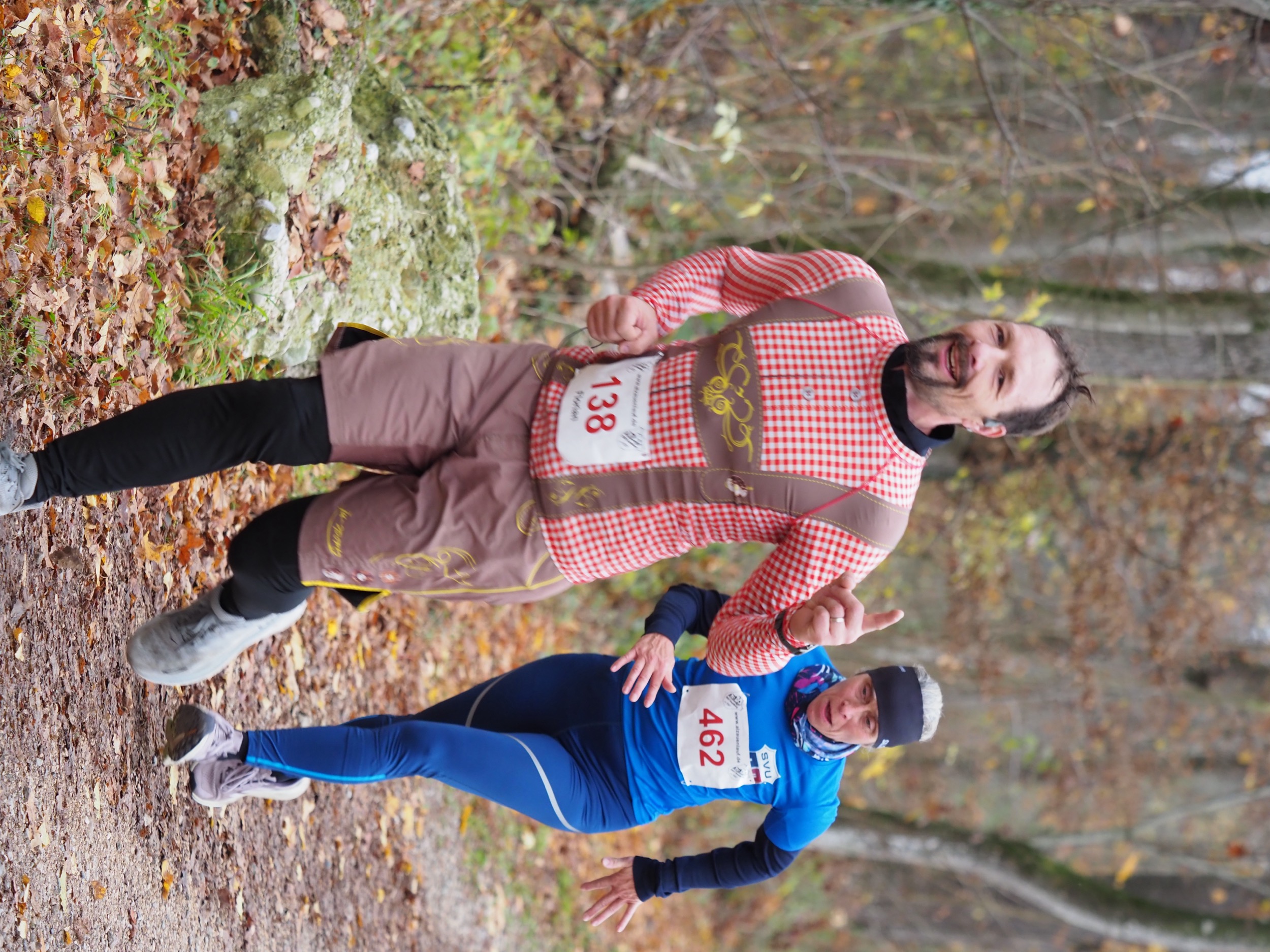 auf der Strecke Lederhosn