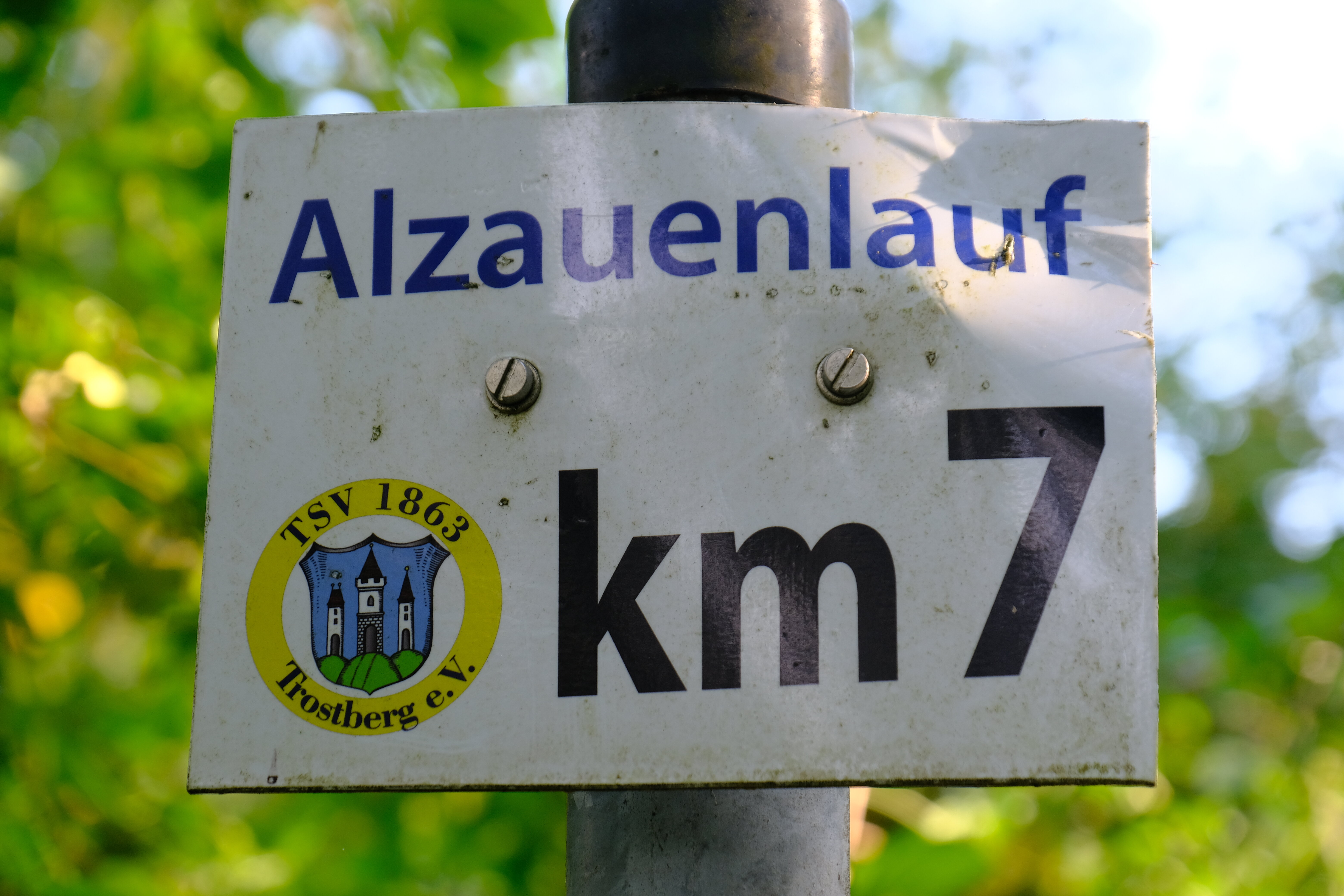 Streckenbild 7 km Marker