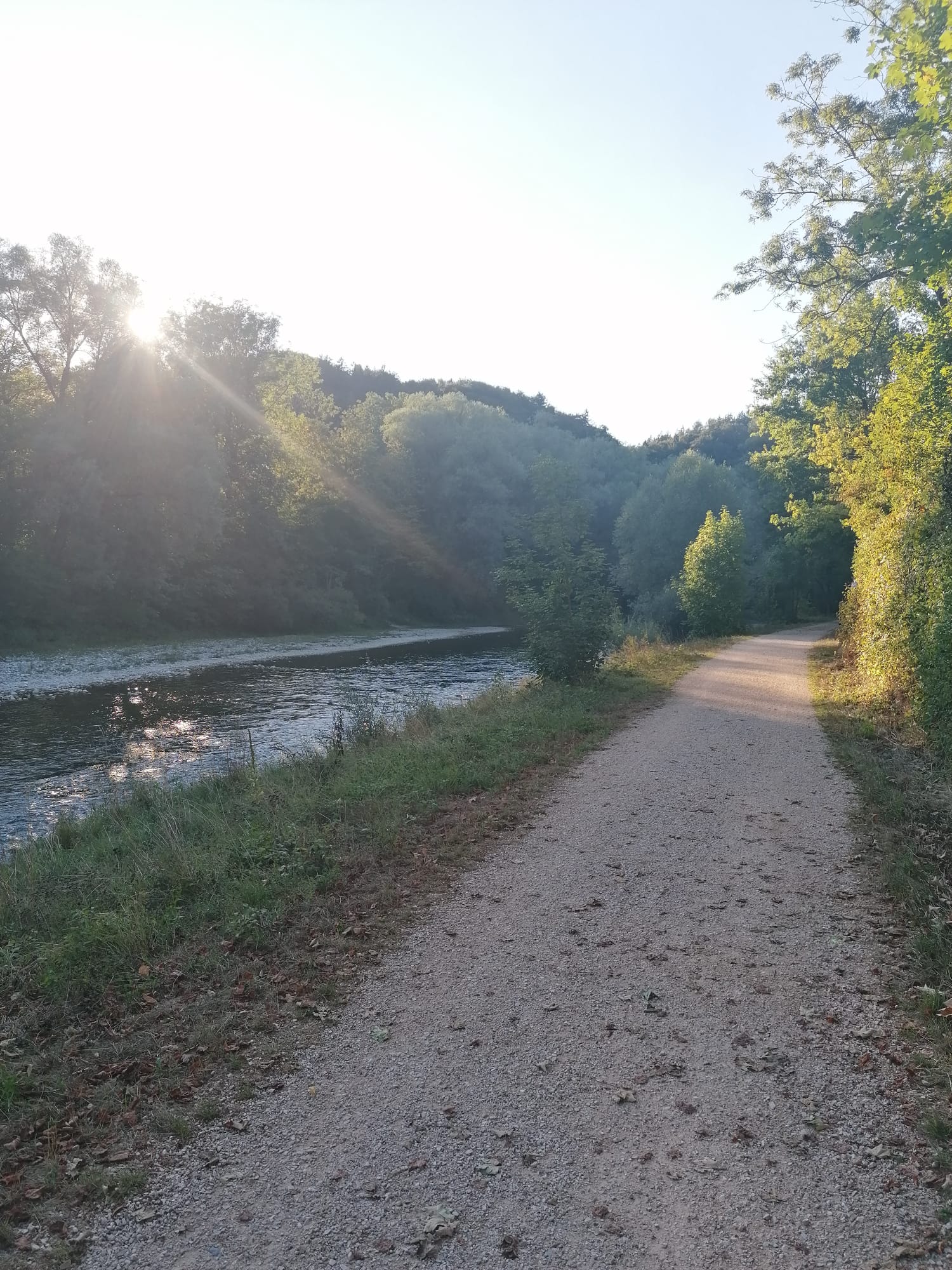 Streckenbild Richtung Wäschhausen